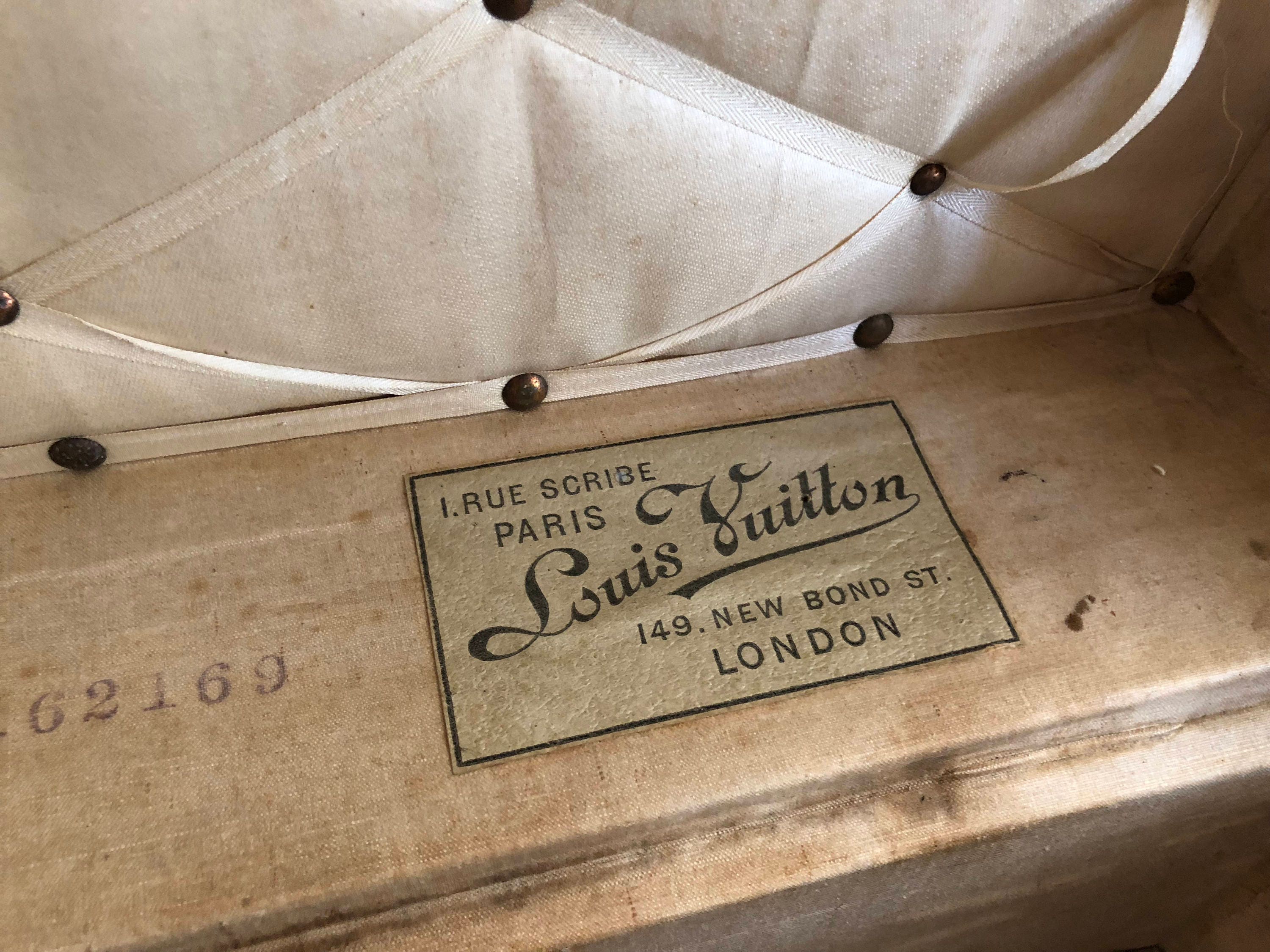 XL Louis Vuitton Monogram Patterned Steamer /courier Trunk 