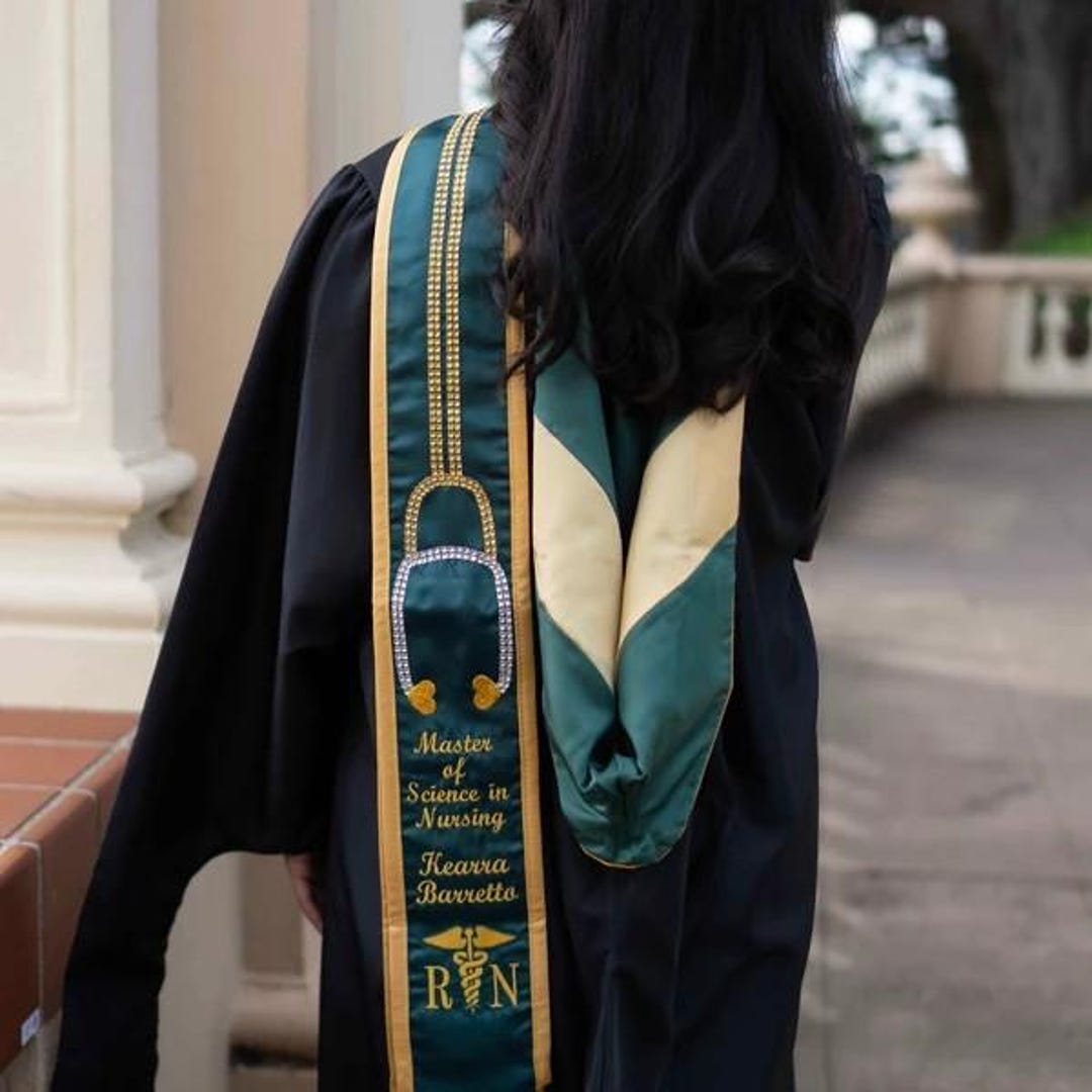 Graduation Pointed /slanted With a Trim / Mesh Stethoscope Any Color ...