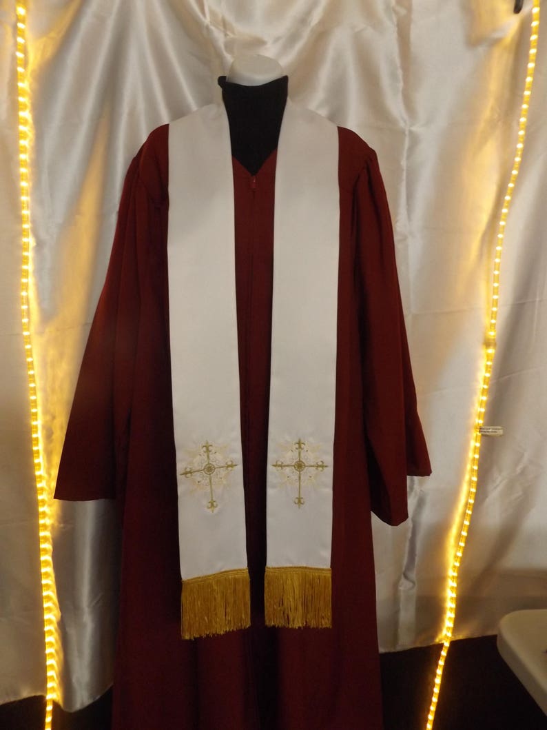 Clergy Ministry Visitation stoles Pick your Design three Differant size/'s Design your clergy stole