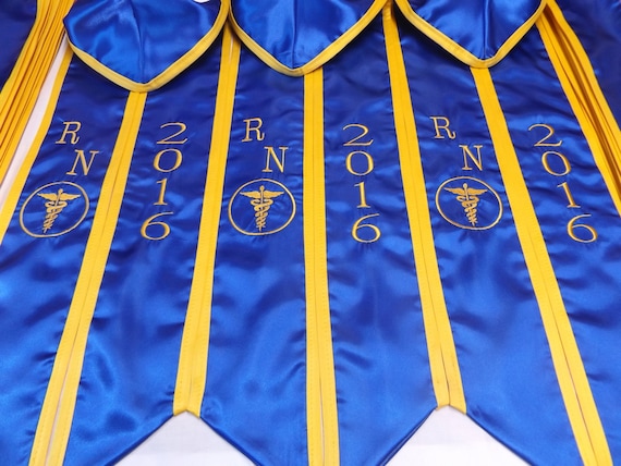 Graduation Honor Stoles Angled Cut and Trim