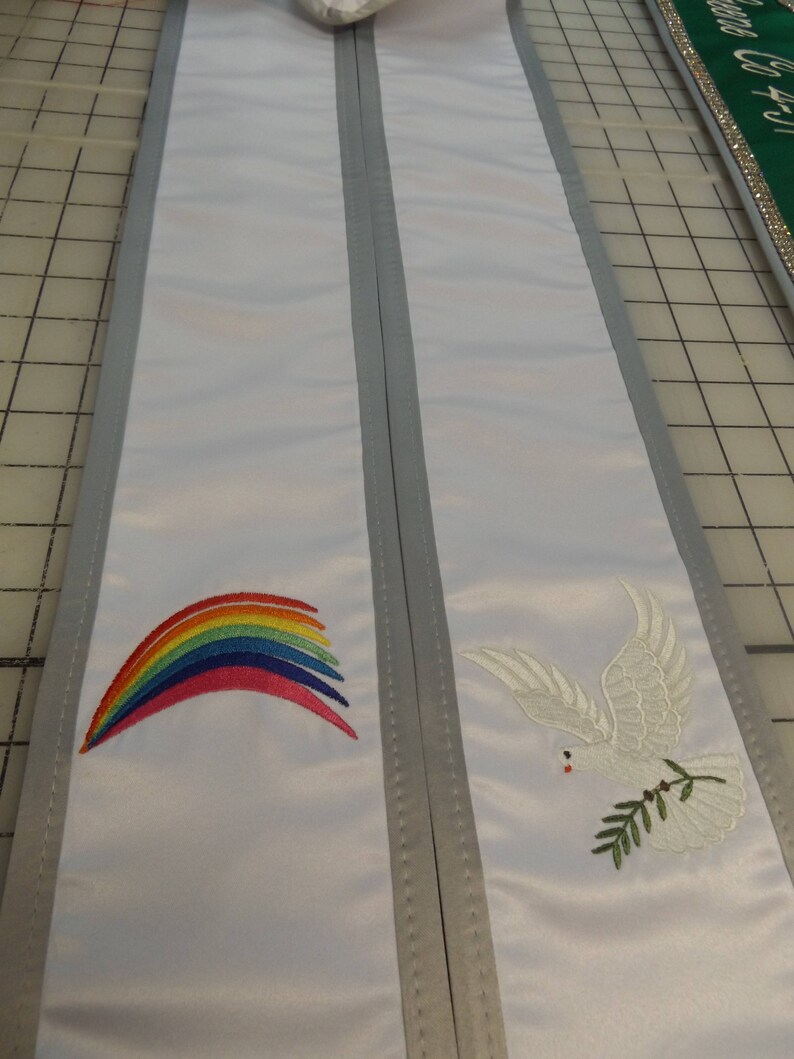 Clergy Ministry Visitation stoles Pick your Design three Differant size/'s Design your clergy stole