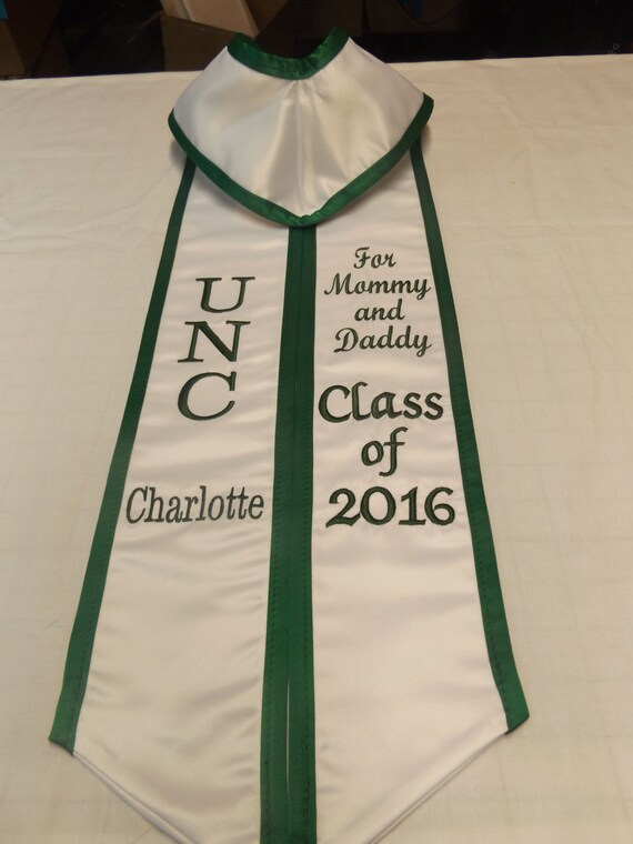 Items similar to Graduation Stoles Slanted / custom made stoles / Three