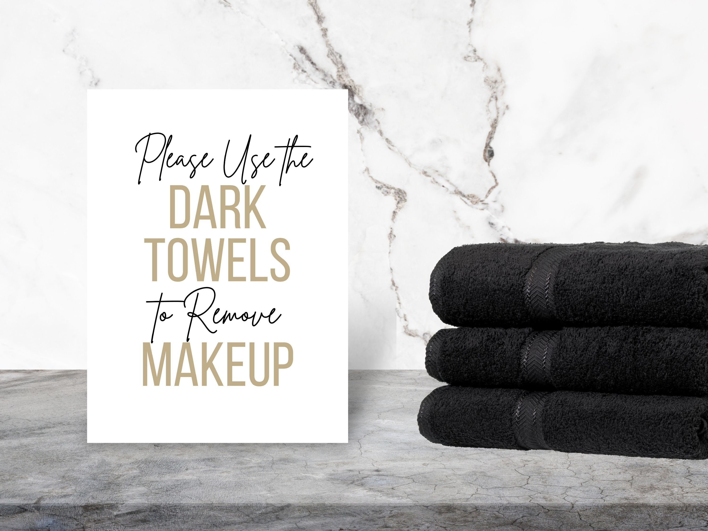 airbnb-dark-towels-to-remove-makeup-airbnb-rental-home-bathroom-sign