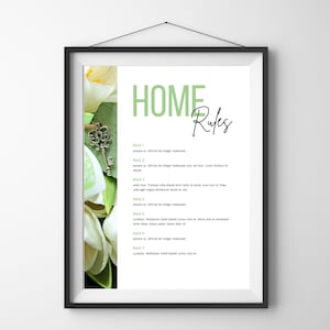 House Rule Sign, Welcome Guide AirBnB, Airbnb Sign Template, Airbnb Check Out, House Rules, Airbnb Welcome Template, Welcome Template, Sign