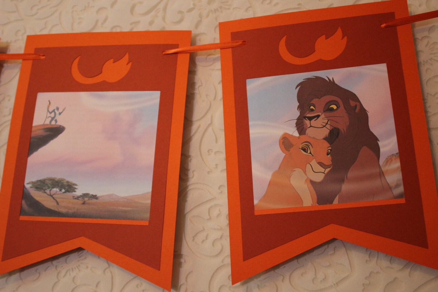 Disney's LION KING Banner Colorful Storybook Bunting 10 Flags 9