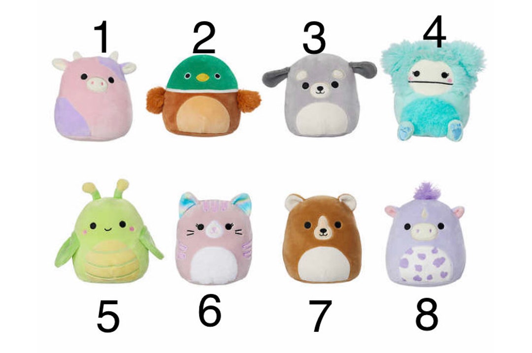 CUSTOM Personalized Mini Squishmallow New Without Tags With Etsy