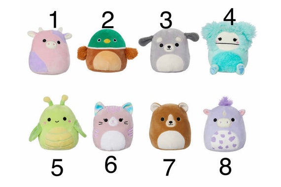 CUSTOM Personalized Mini Squishmallow New Without Tags With ANY NAME Etsy