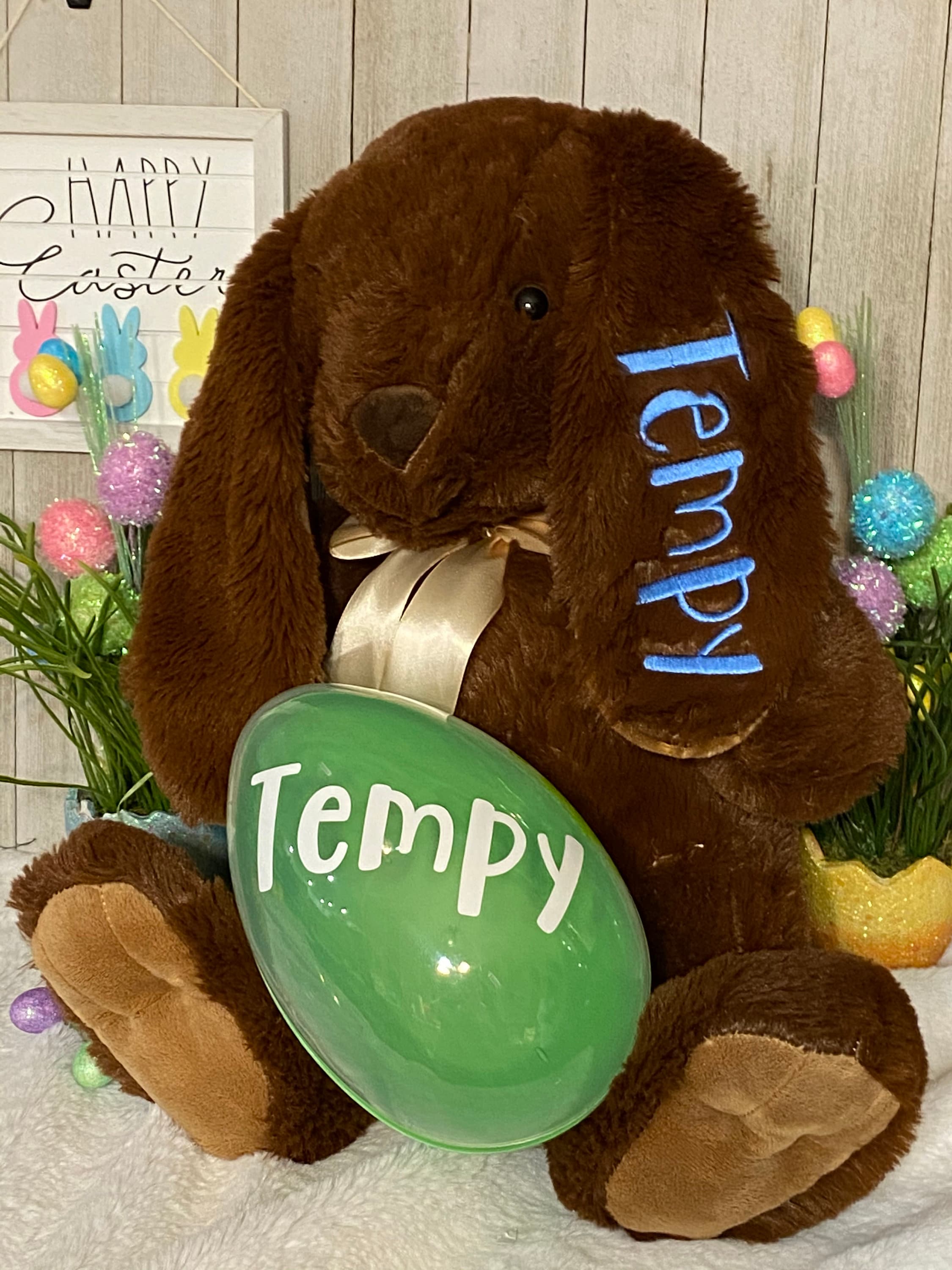Chocolate bunny stuffed animal online