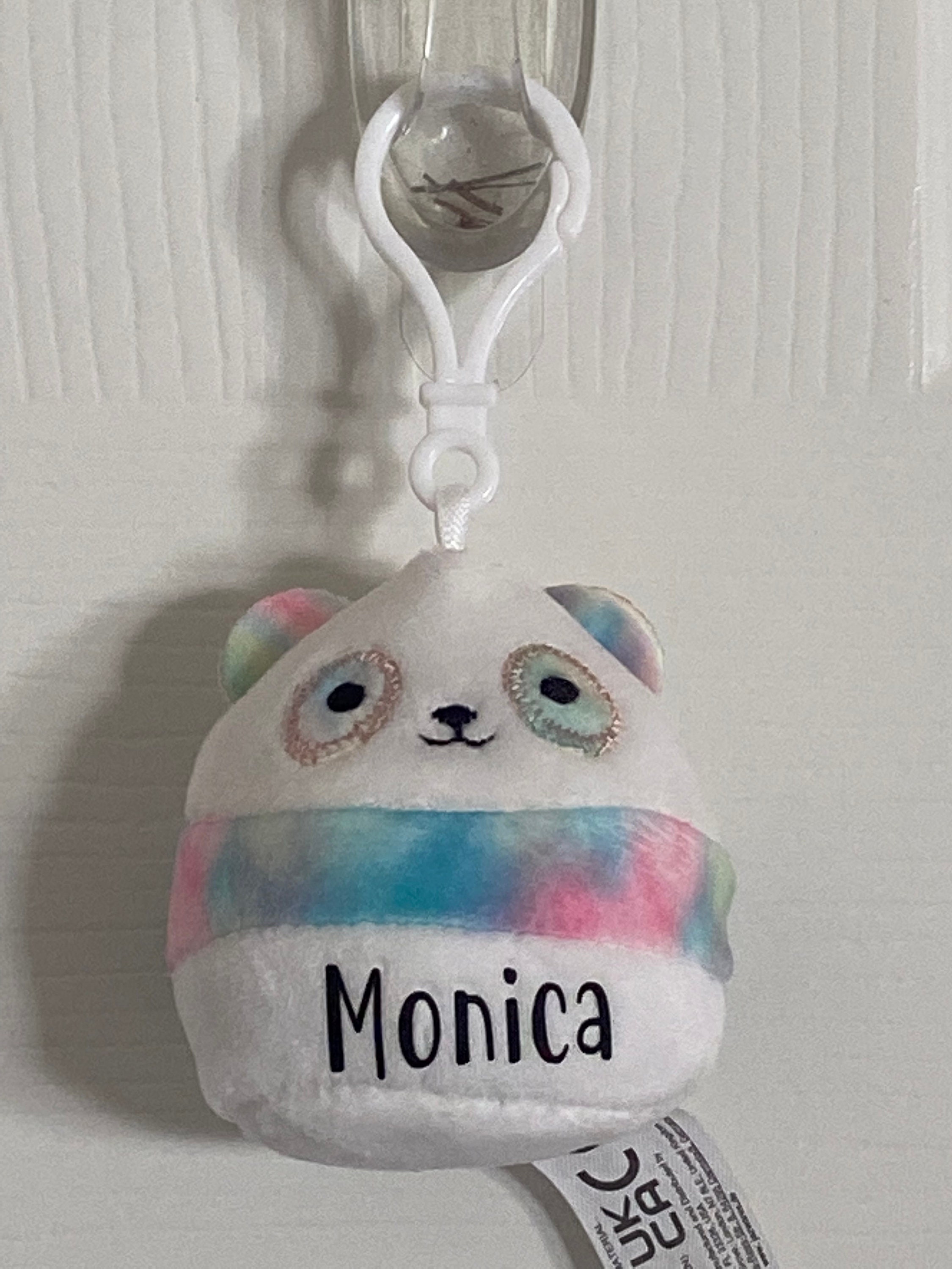 Squishmallow 6.5 Stitch Squad W/custom Hand-made Beaded ''personalized  Name'' Clip-on Charm Collectible 