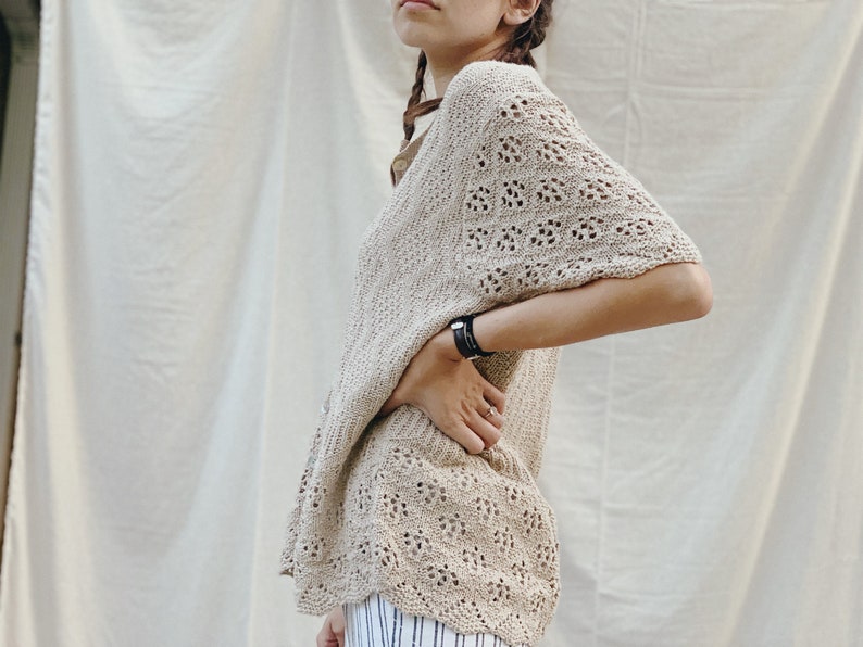 Vintage Oversized Knit Cardigan
