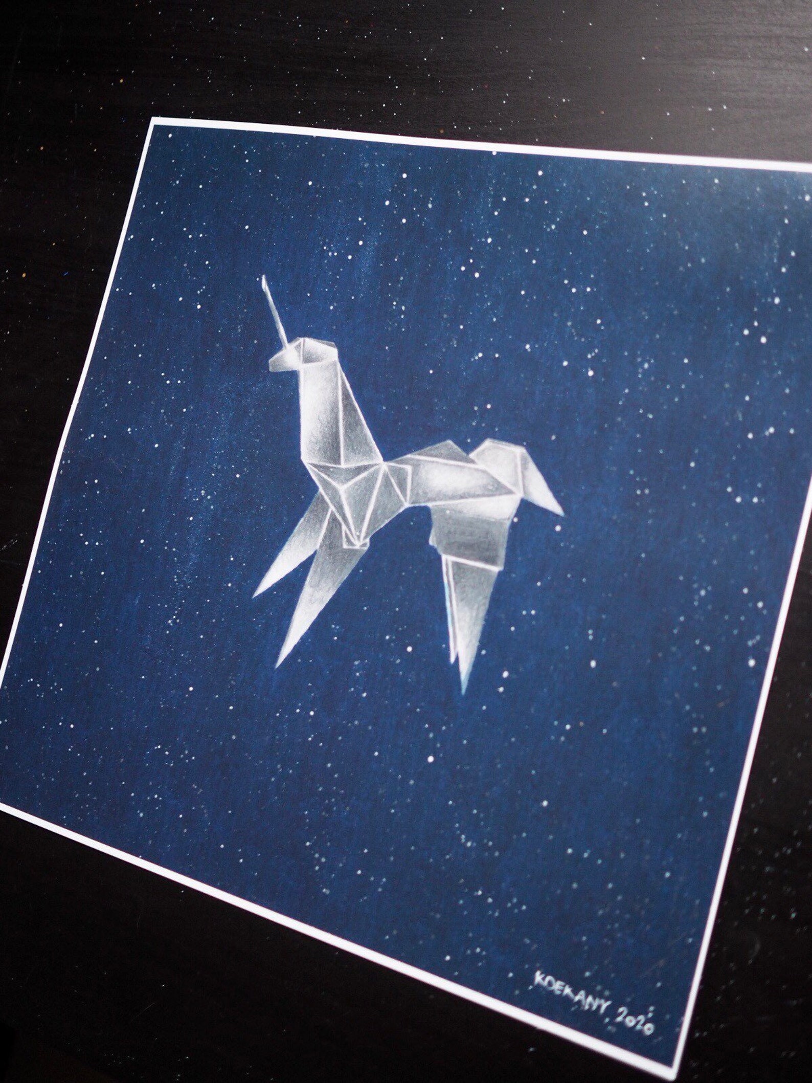 1982 Blade Runner Origami Unicorn Fine Art Print 1980s Science | Etsy