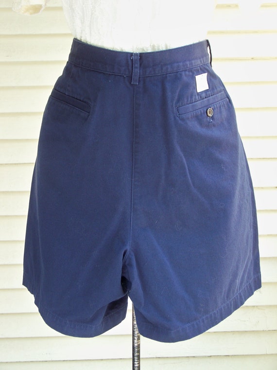 1980s Navy Ralph Lauren High-Waisted Shorts Vinta… - image 5