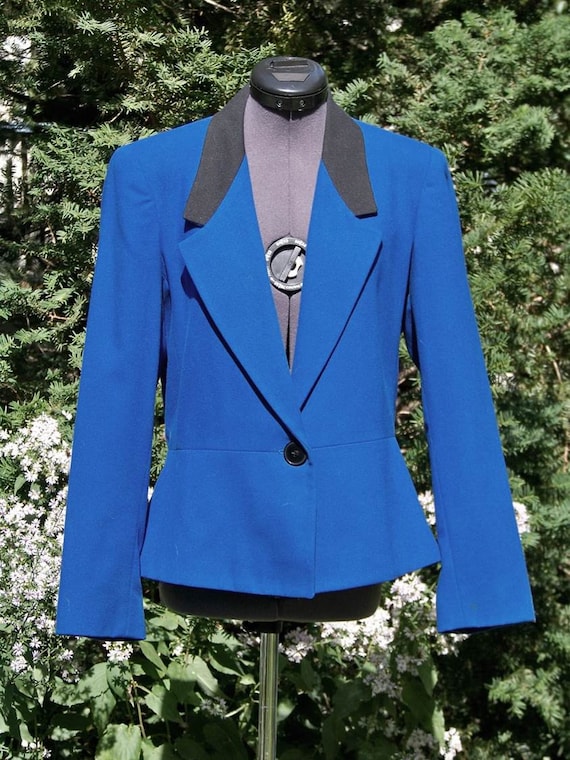 medium blue blazer