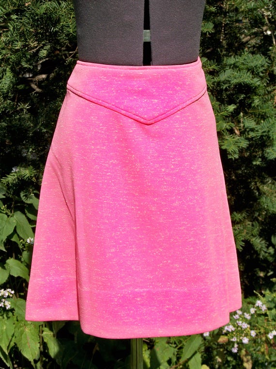 Vintage 1970s Mod Tunic & Skirt Set Retro One-of-… - image 5