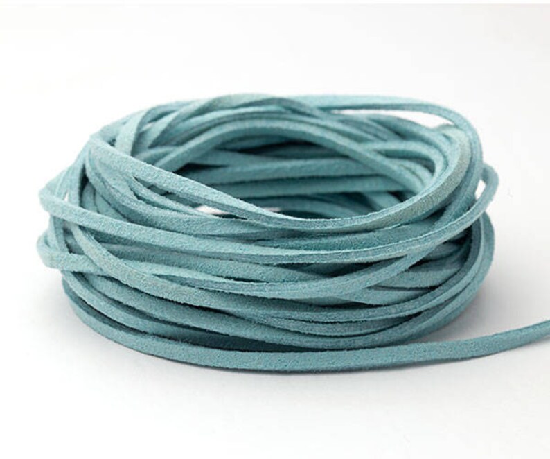 10yards 3mm Faux Suede Leather Cord Flat Imitation Leather Etsy Canada