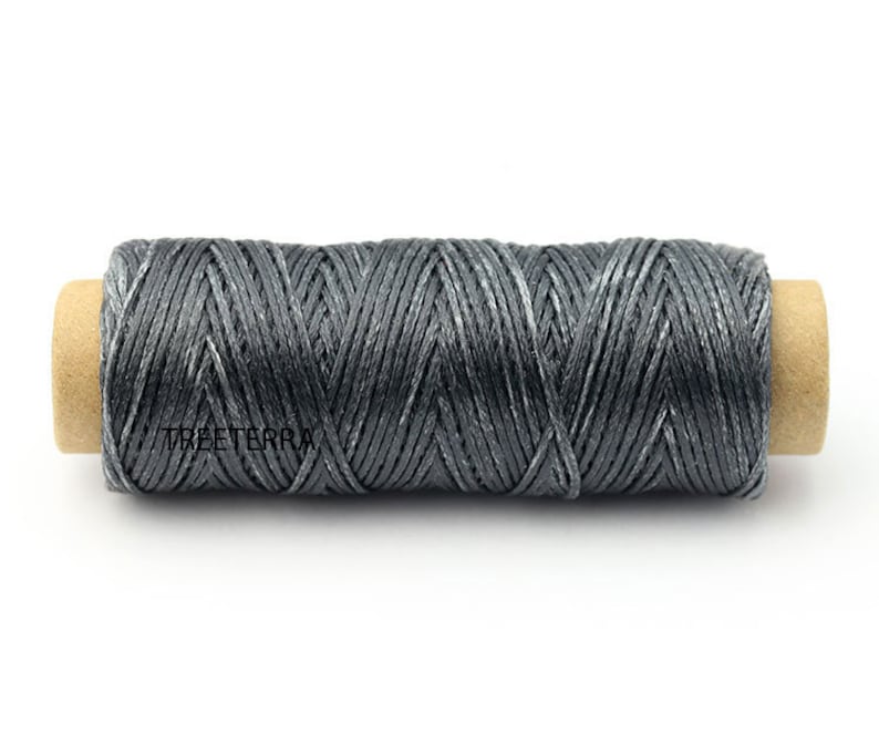 44yards 1mm Waxed Polyester Cord Flat Waxed Thread Braided Etsy Canada