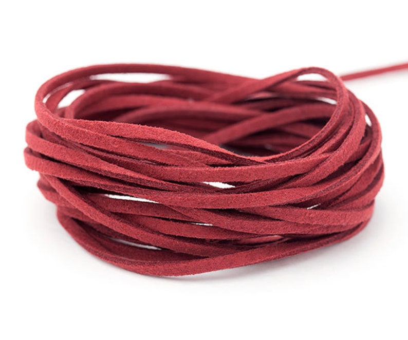 10yards 3mm Faux Suede Leather Cord Flat Imitation Leather Etsy Canada