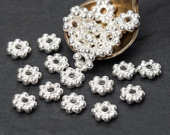 250個 4 mm デイジービーズ - 4 mm ビーズヘイシスペーサー