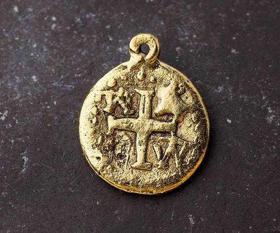 Ancient Cross Charm Christian Charm 