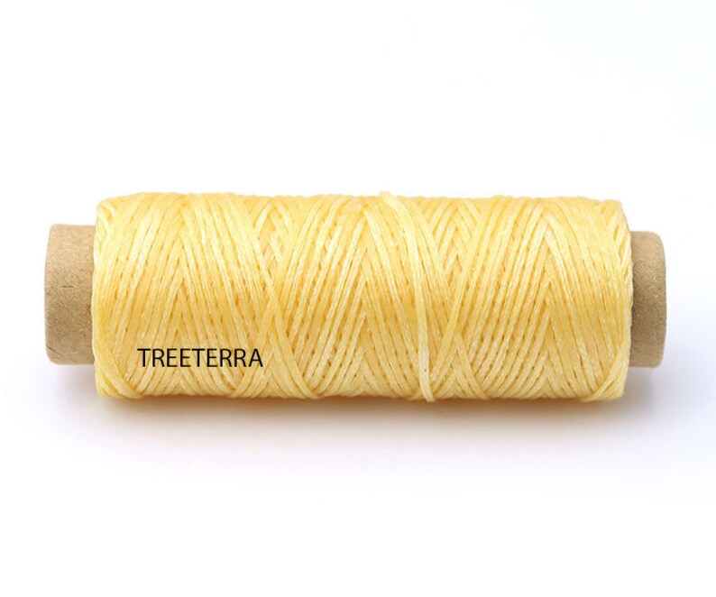 10yards 1mm Waxed Polyester Cord Flat Waxed Thread Braided Etsy