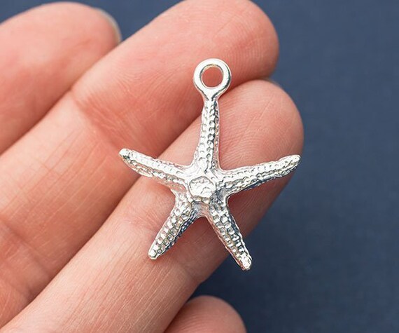 CY13233 Beach Sea pendants 15PCS Antique silver Starfish charms