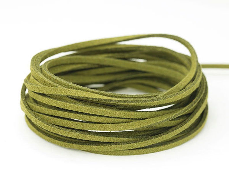 10yards 3mm Faux Suede Leather Cord Flat Imitation Leather Etsy Canada