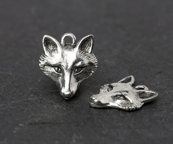 Cute Sterling Silver Moose Slide Pendant Antiqued Finish Cute Sterling Silver Moose Slide Pendant Antiqued Finish