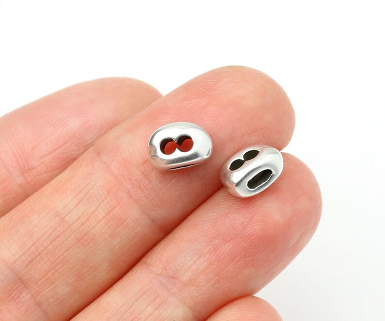 Silver Slide Clasp for 1mm Cords Adjustable Cord Slide Clasp Etsy