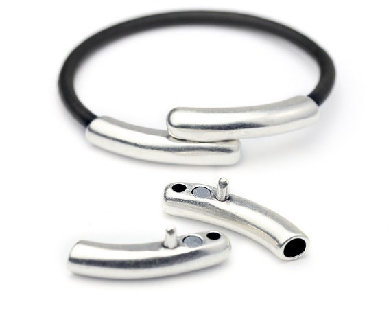 Black / Gunmetal Spherical Magnetic Clasps – 8mm x 14mm (5 sets) –  KerrieBerrie Beads & Jewellery