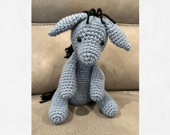 Vintage Eeyore Crochet Pattern