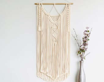 Extra Large Boho Macrame Wall Hanging / Long Macrame Wall Decor / Large Macrame Wall Hanging
