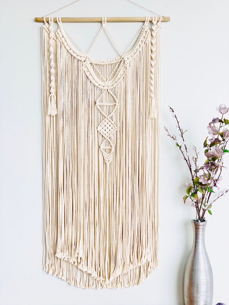 Extra Large Boho Macrame Wall Hanging / Long Macrame Wall Etsy