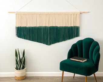 Dyed Macrame Wall Hanging - Etsy