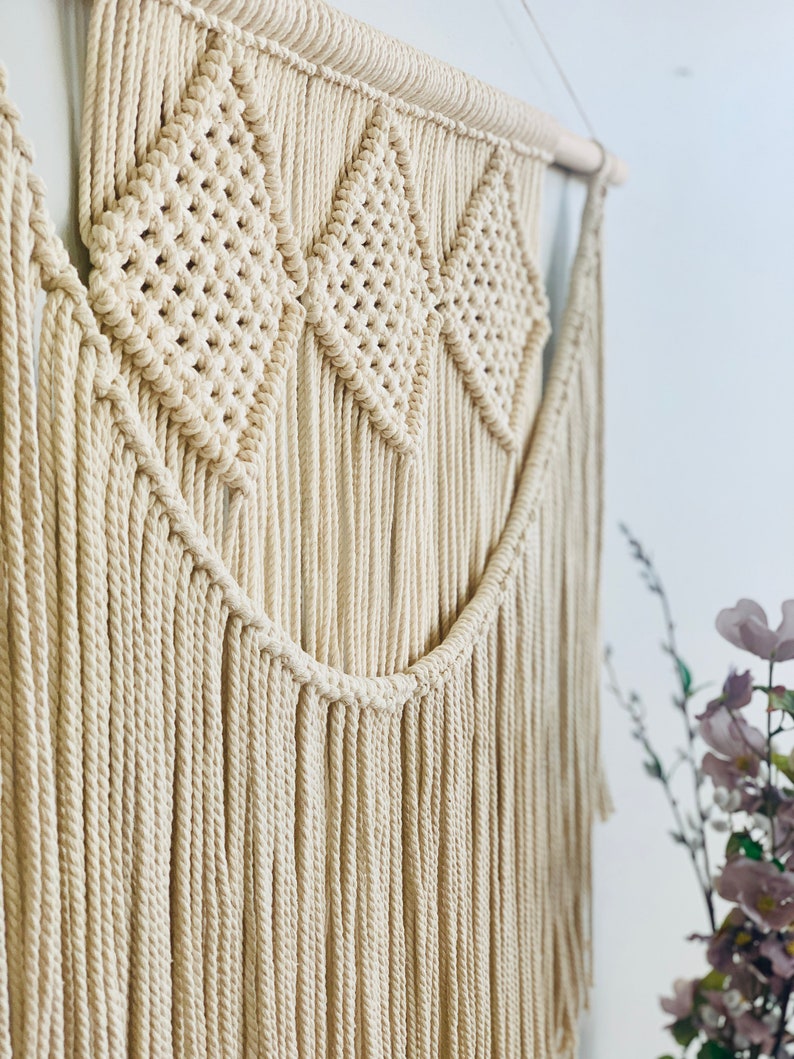 Extra Large Macrame Wall Hanging / Fiber Art Wall Decor / Etsy