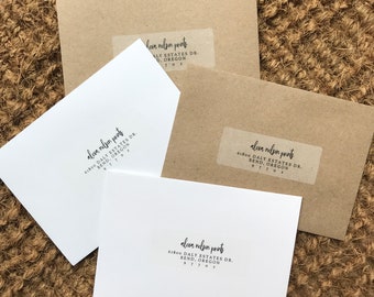 Add-On: Clear Return Address Labels for Response Envelopes
