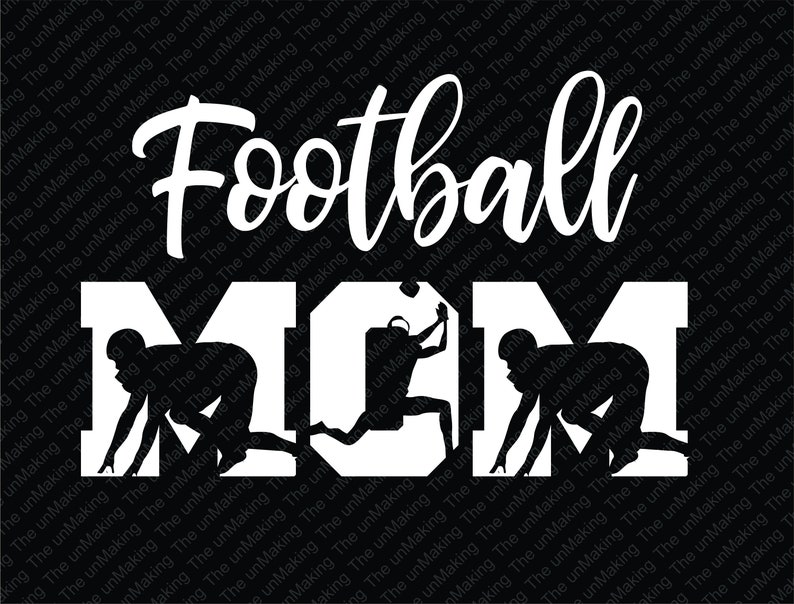 Football Mom Svg Football Mom Football Svg Svg Design Etsy