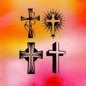 Cross SVG Christian svg Jesus svg faith svg cross png, Easter svg Christian Cross He is risen svg