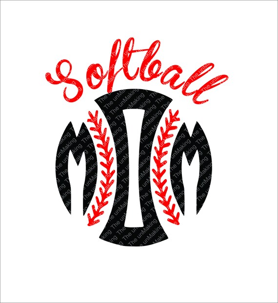 Download Softball Mom Svg Cut File Dxf Svg Png Silhouette Or Etsy