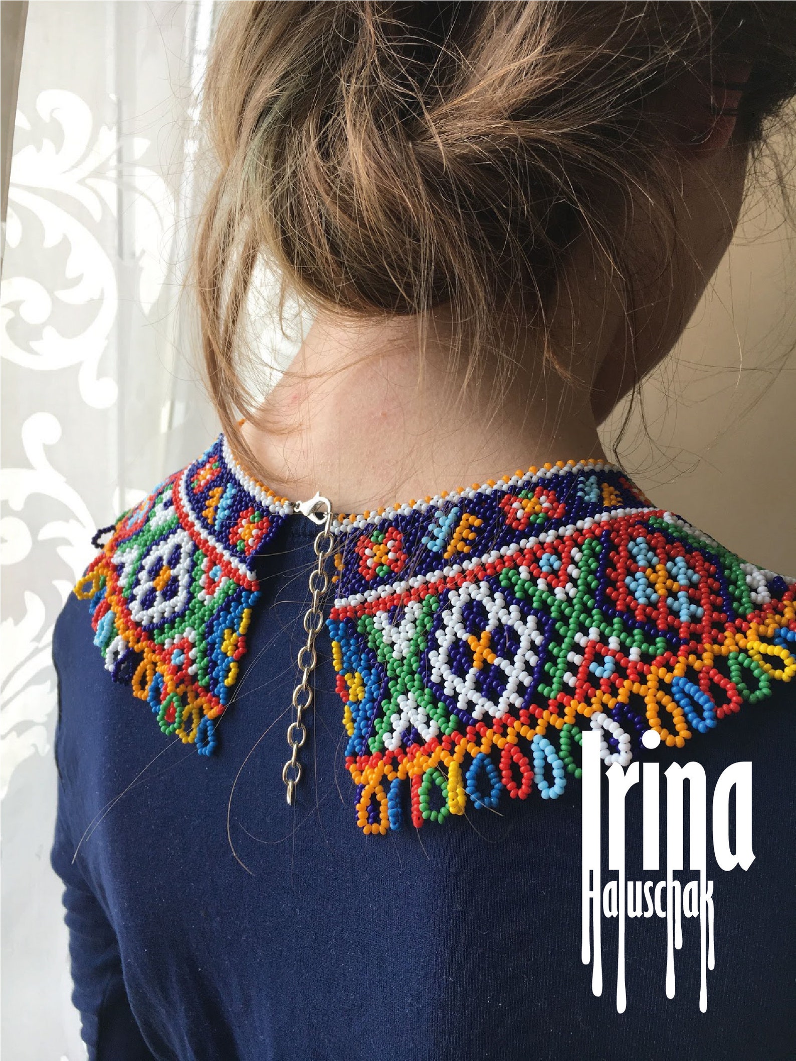 Collana colorata Collana di perline Silyanka Collana di