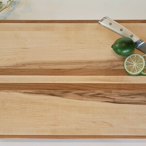 Large 18&quot;X12&quot; Cutting Board | Ambrosia Maple and Alder | Chopping Board | Charcuterie | Made in the USA