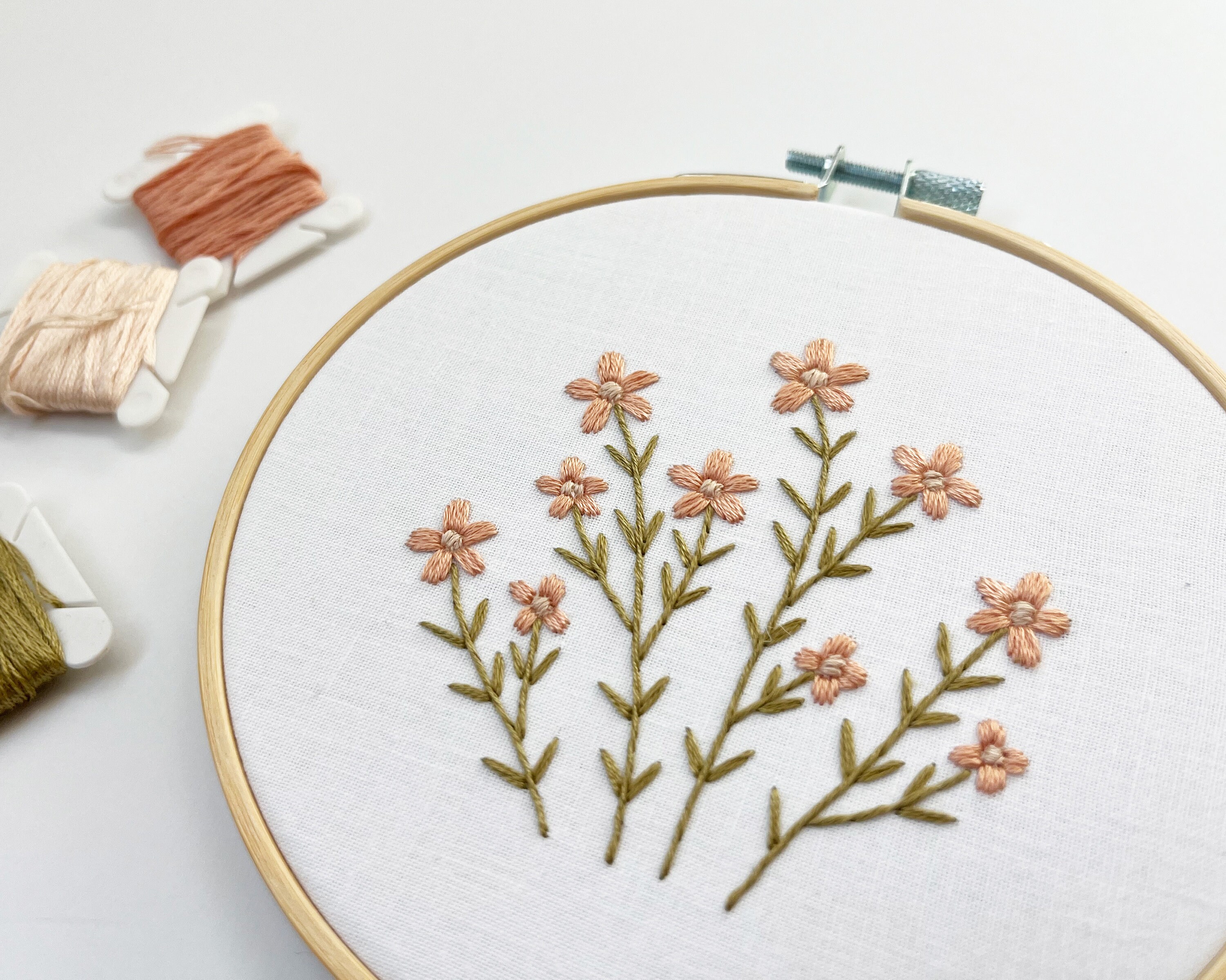 Spring Garden Embroidery Pattern // Floral Embroidery Pattern// PDF ...