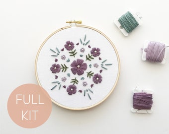DIY Embroidery Kit Beginner, Needlepoint Kit With Joshua Tree