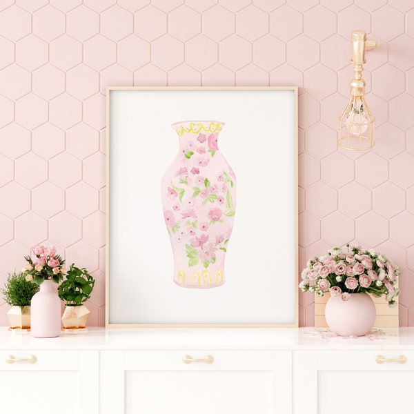 Chinoiserie Vase Etsy