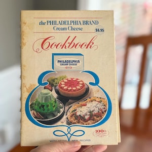 Vintage 1981 Philadelphia Brand Cream Cheese Cookbook – Kraft Recipes – First Printing