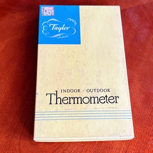 Vintage Taylor Wall Thermometer No. 5330 – Indoor Outdoor – New in Box