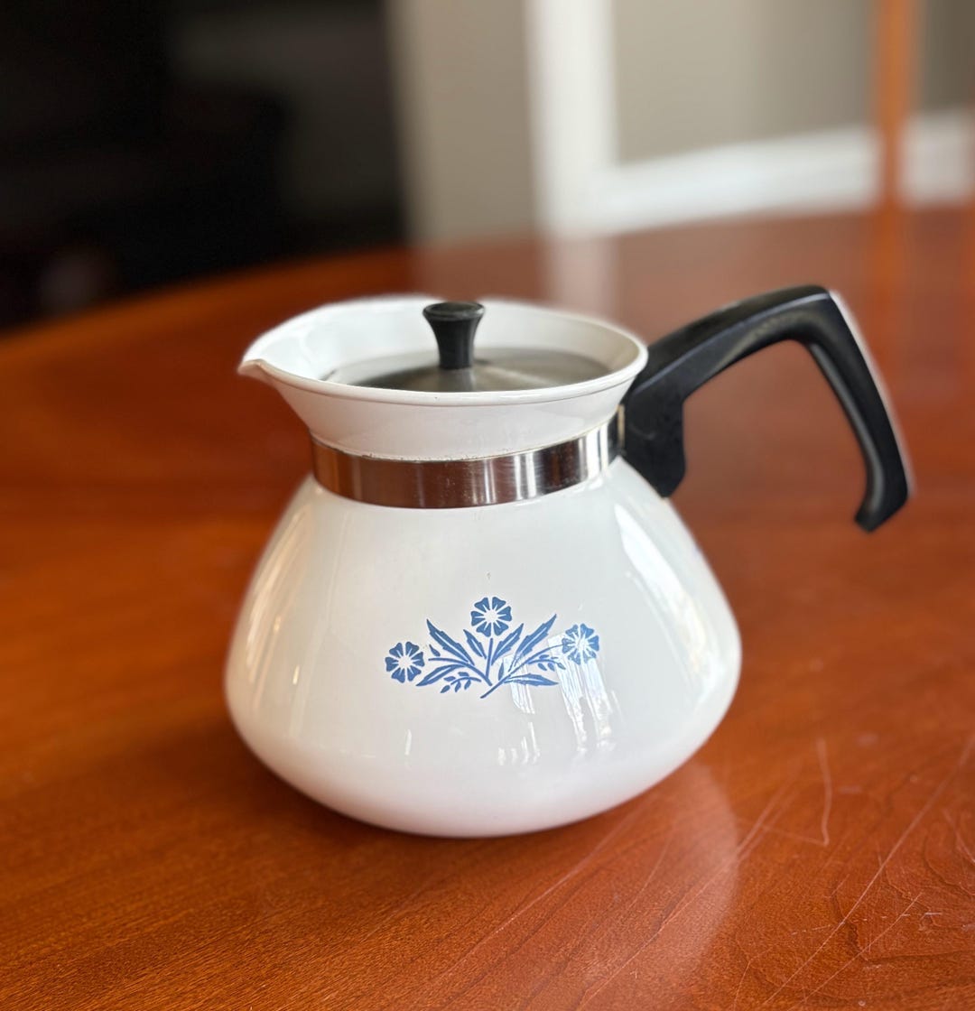 Vintage Corning Ware Coffee Pot