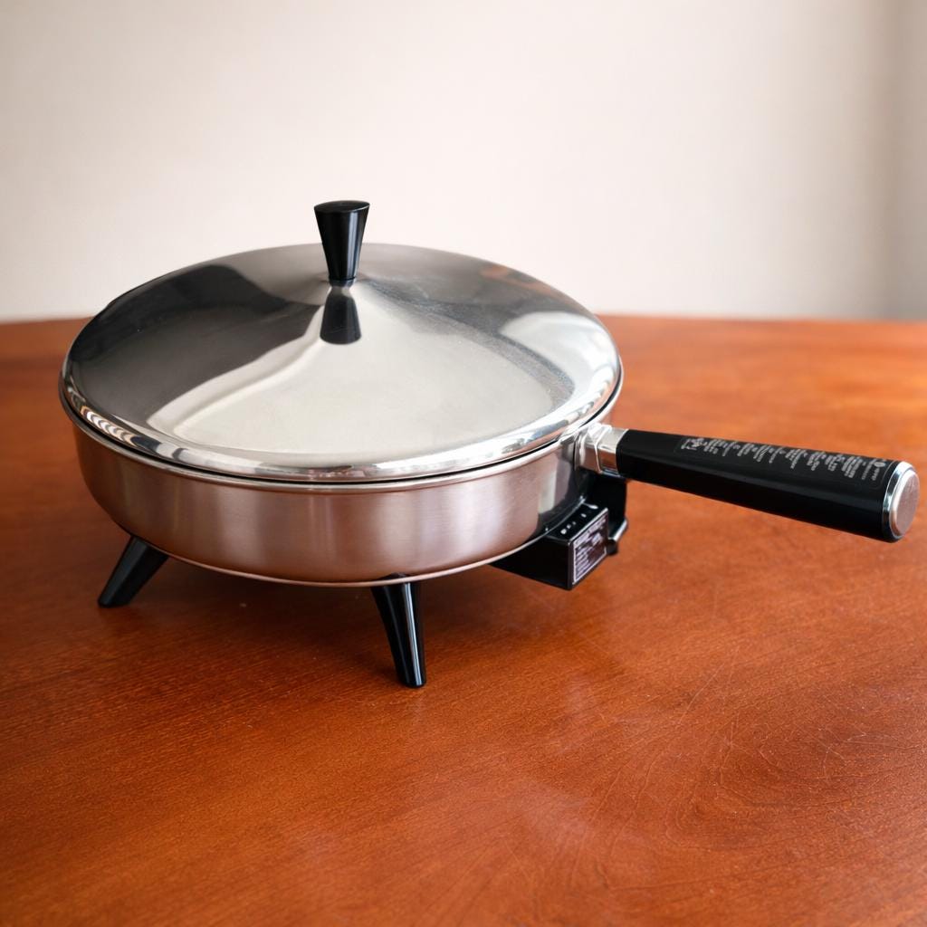 Wok électrique Farberware Model 303 - 14 Pouces - 1000W - Testé