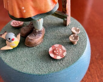 ヴィンテージ アンリ リュージュ オルゴール：スイスの「ラブ