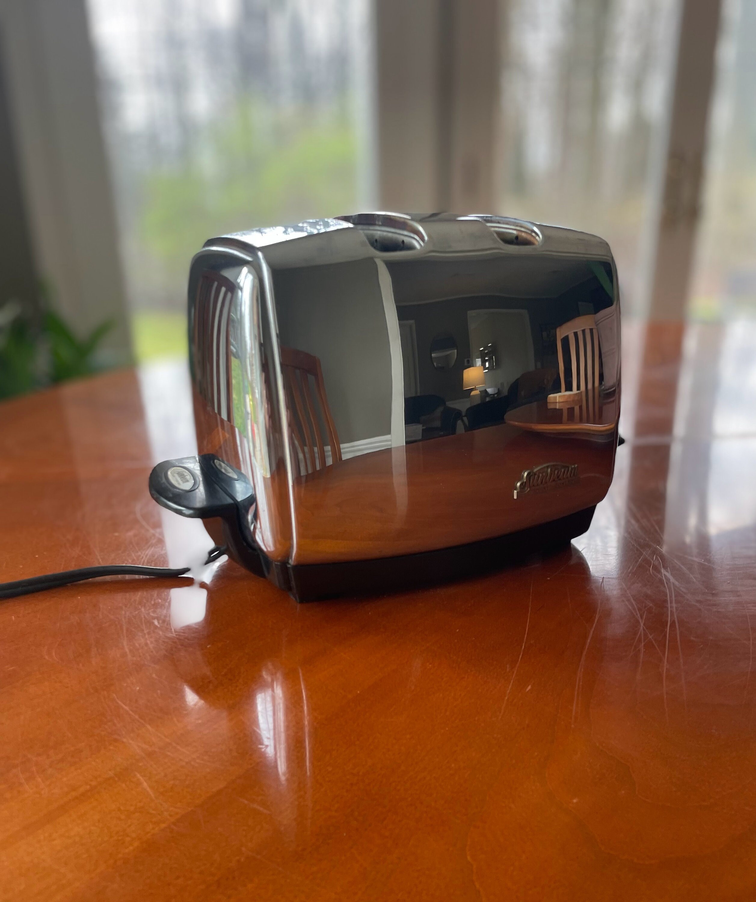 Vintage Sunbeam Toaster Model T35 Radiant Control Auto Drop Toaster