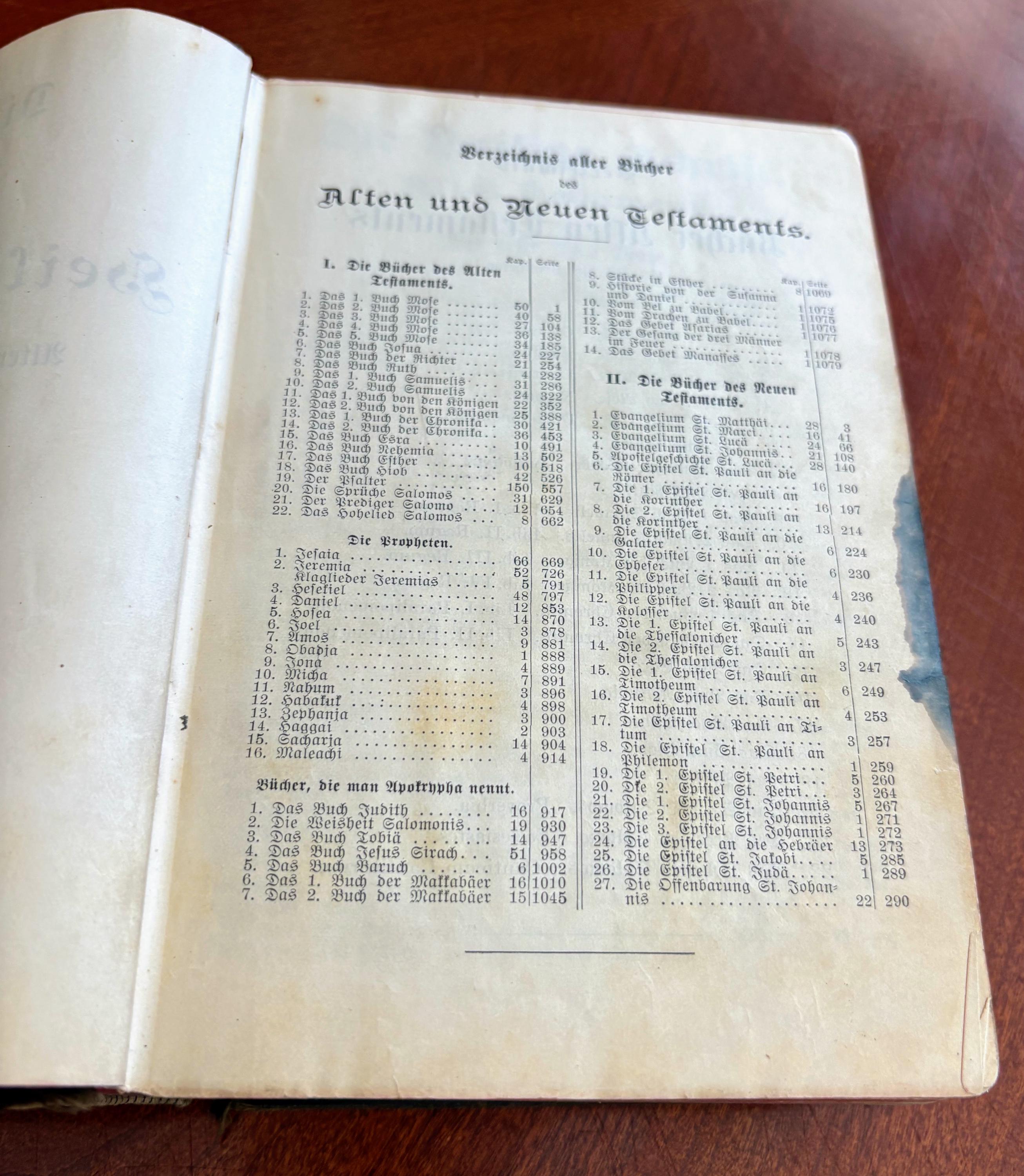 古文書版ドイツ語聖書 マルティン・ルター訳 コンコルディア出版